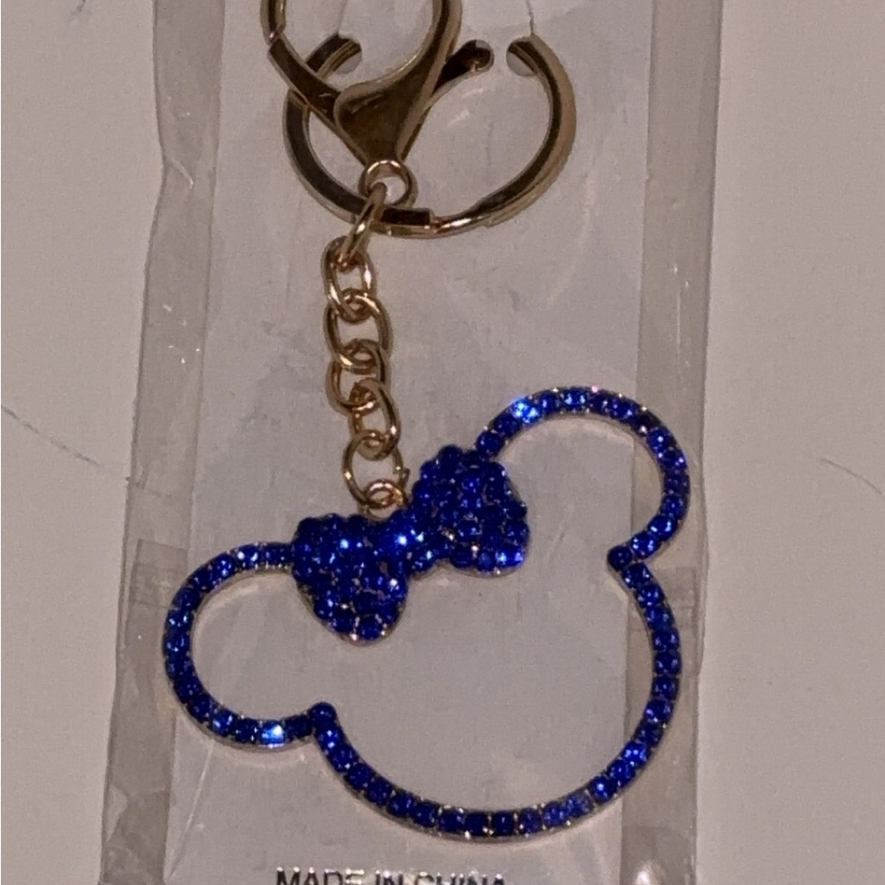 Mickey Mouse Rhinestone Keychains. - Picture 2 of 4